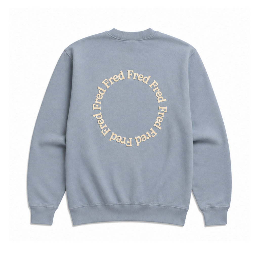 Fred Blue Crewneck
