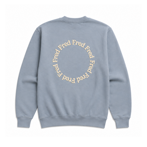 Fred Blue Crewneck