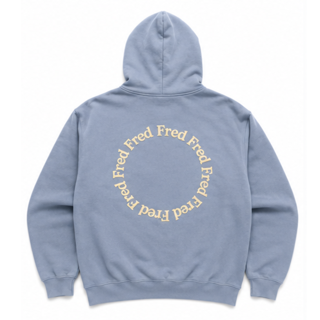 Fred Blue Hoodie