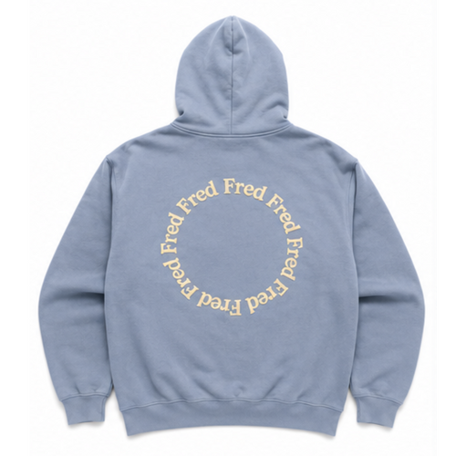 Fred Blue Hoodie