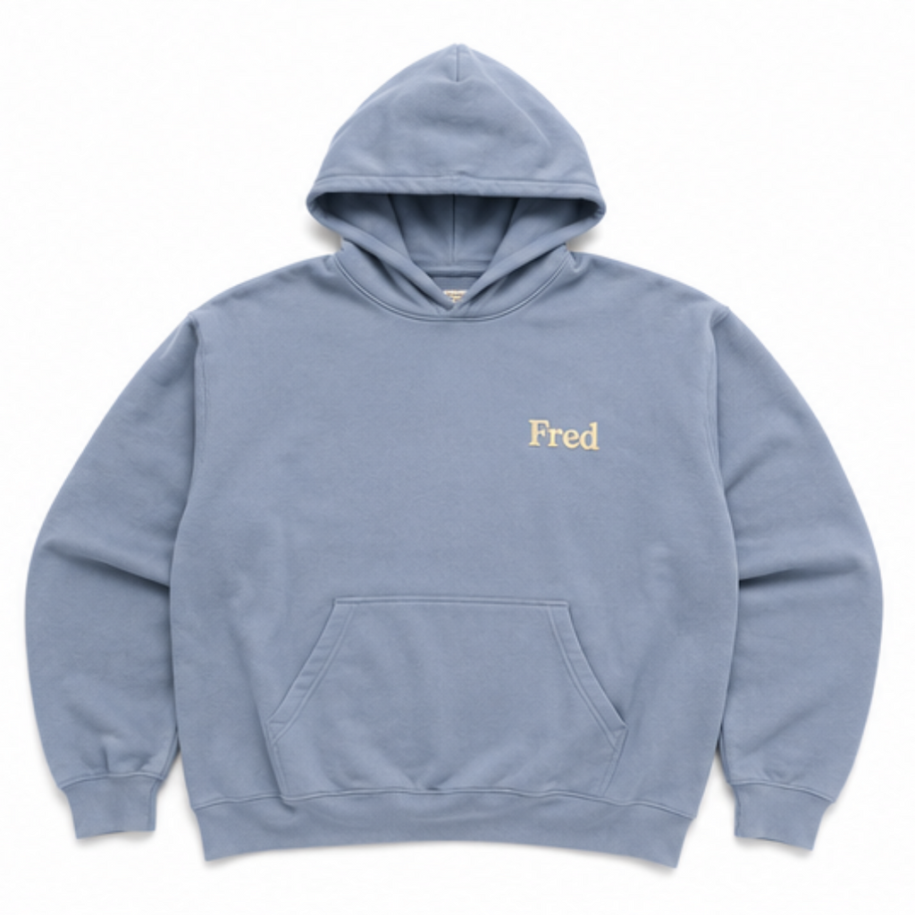 Fred Blue Hoodie