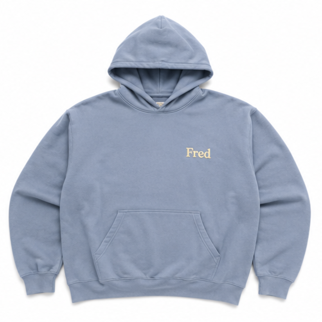 Fred Blue Hoodie