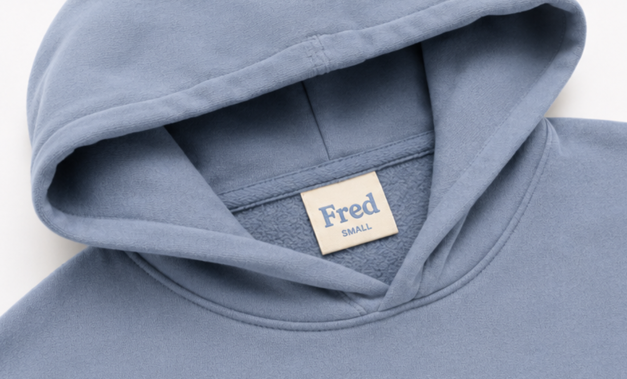 Fred Blue Hoodie