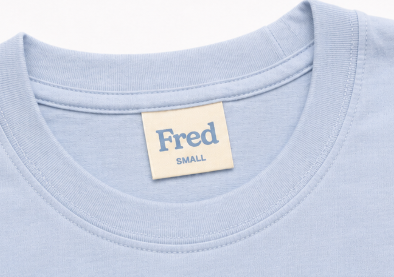 Fred Blue Short Sleeve Tee