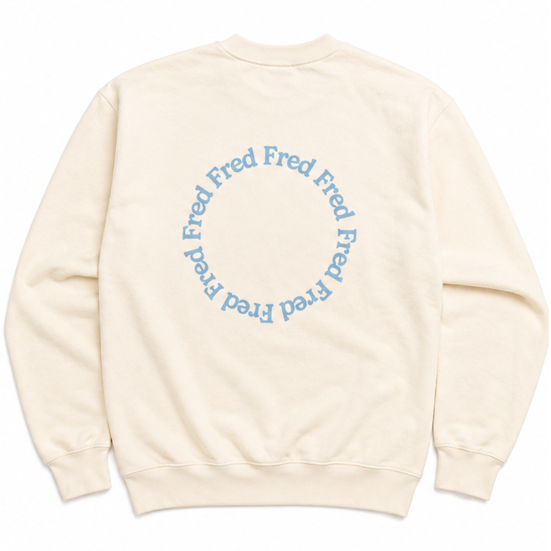 Fred Cream Crewneck