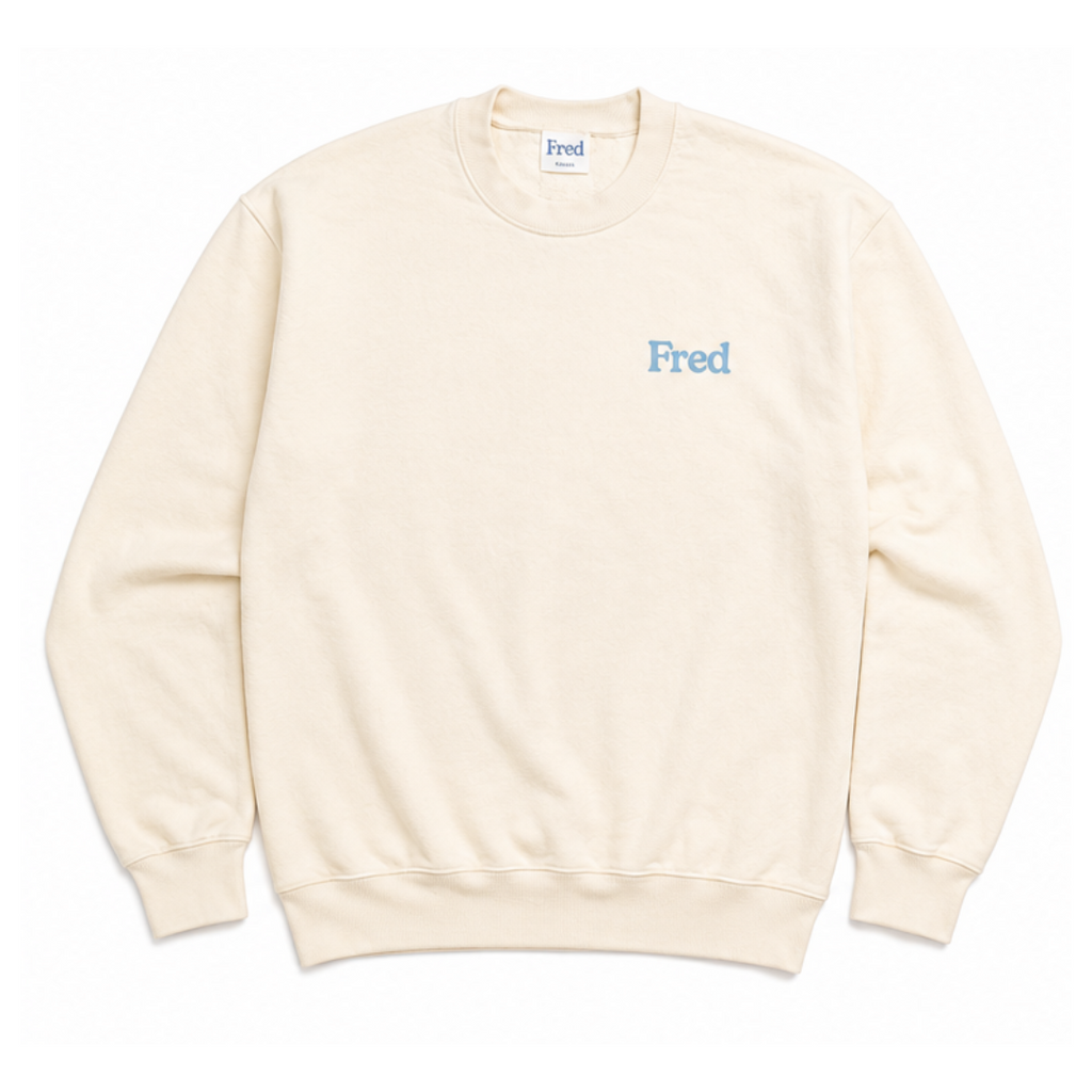 Fred Cream Crewneck