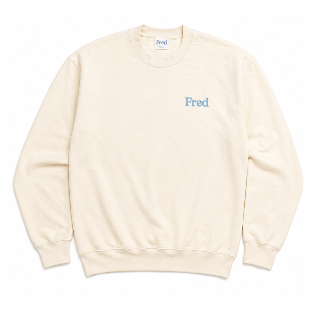Fred Cream Crewneck