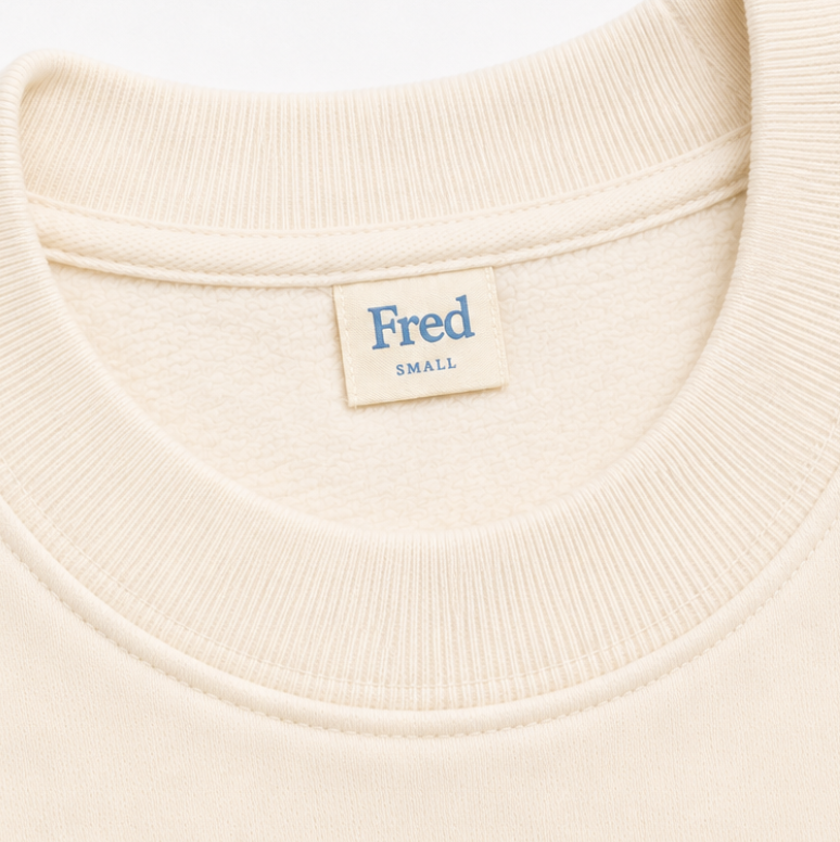 Fred Cream Crewneck