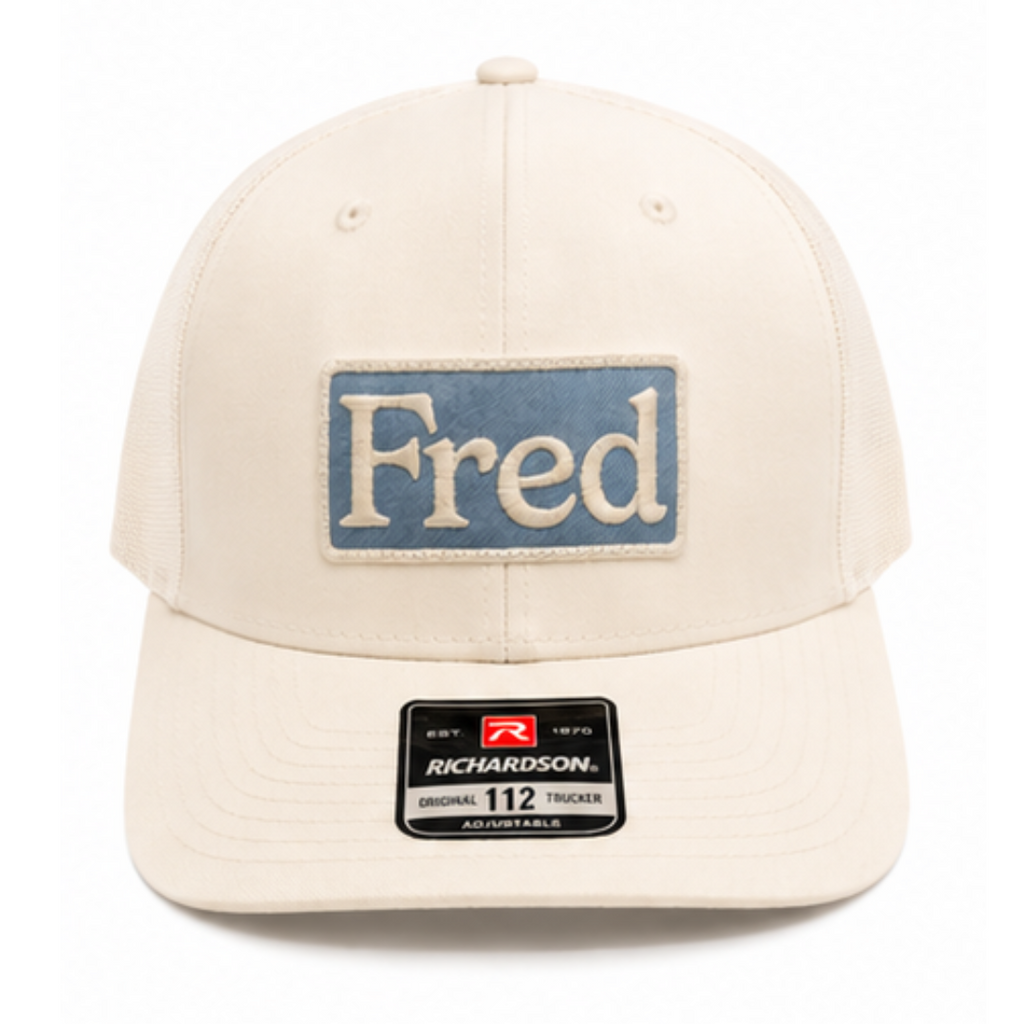 Fred Cream Trucker Hat