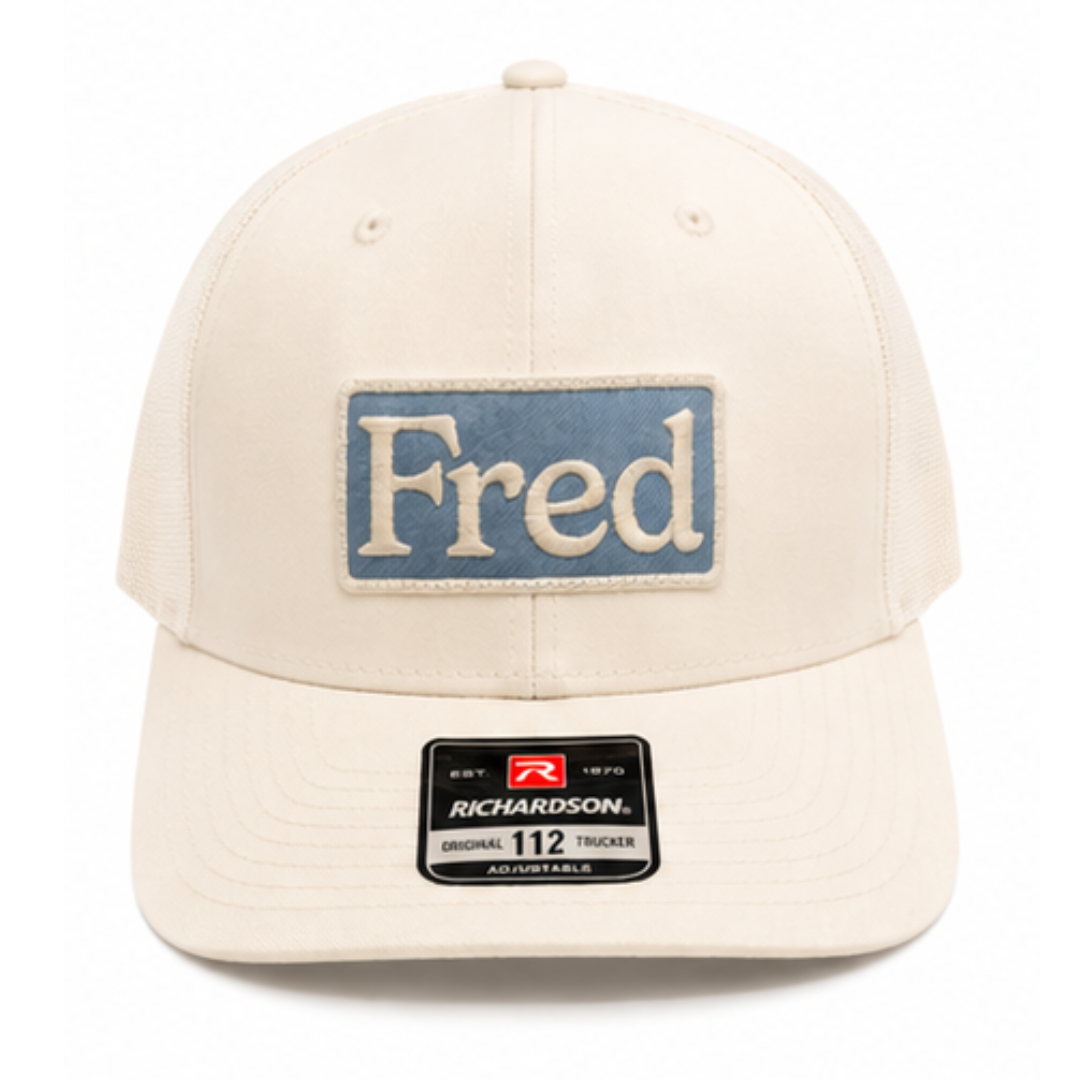 Fred Cream Trucker Hat