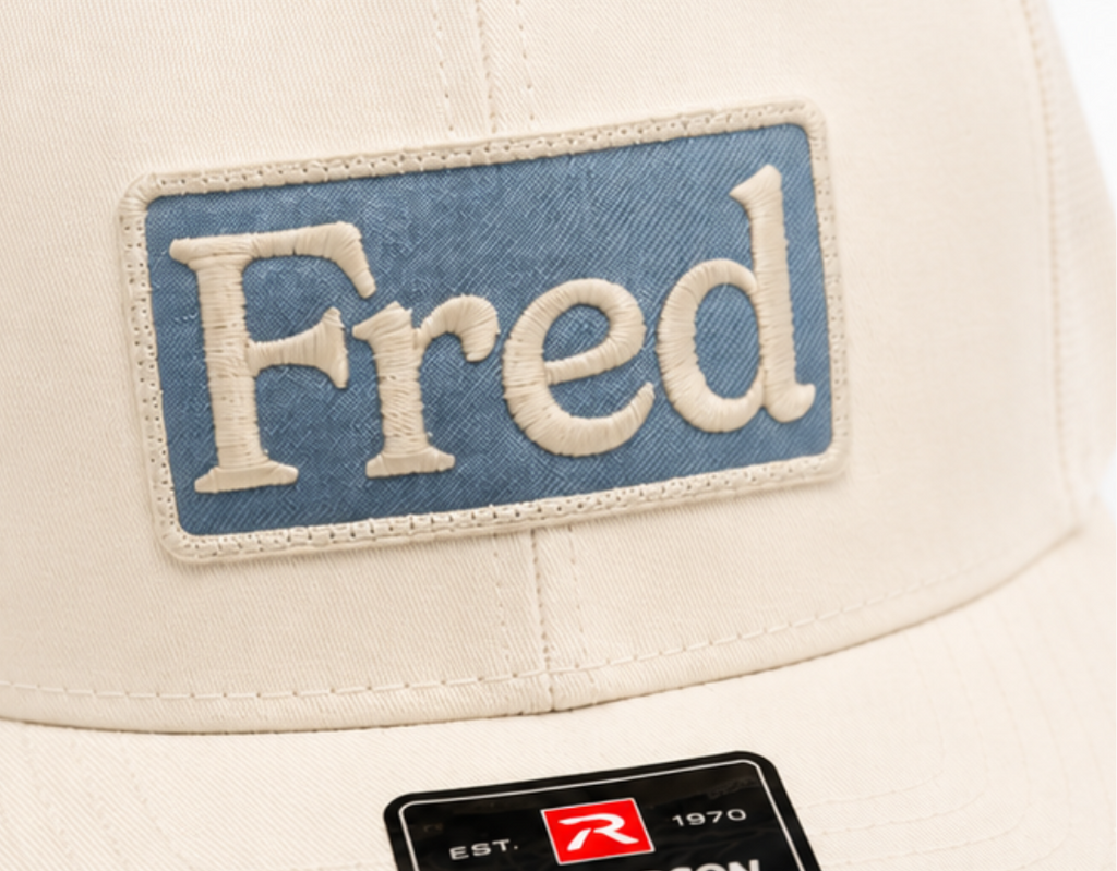 Fred Cream Trucker Hat