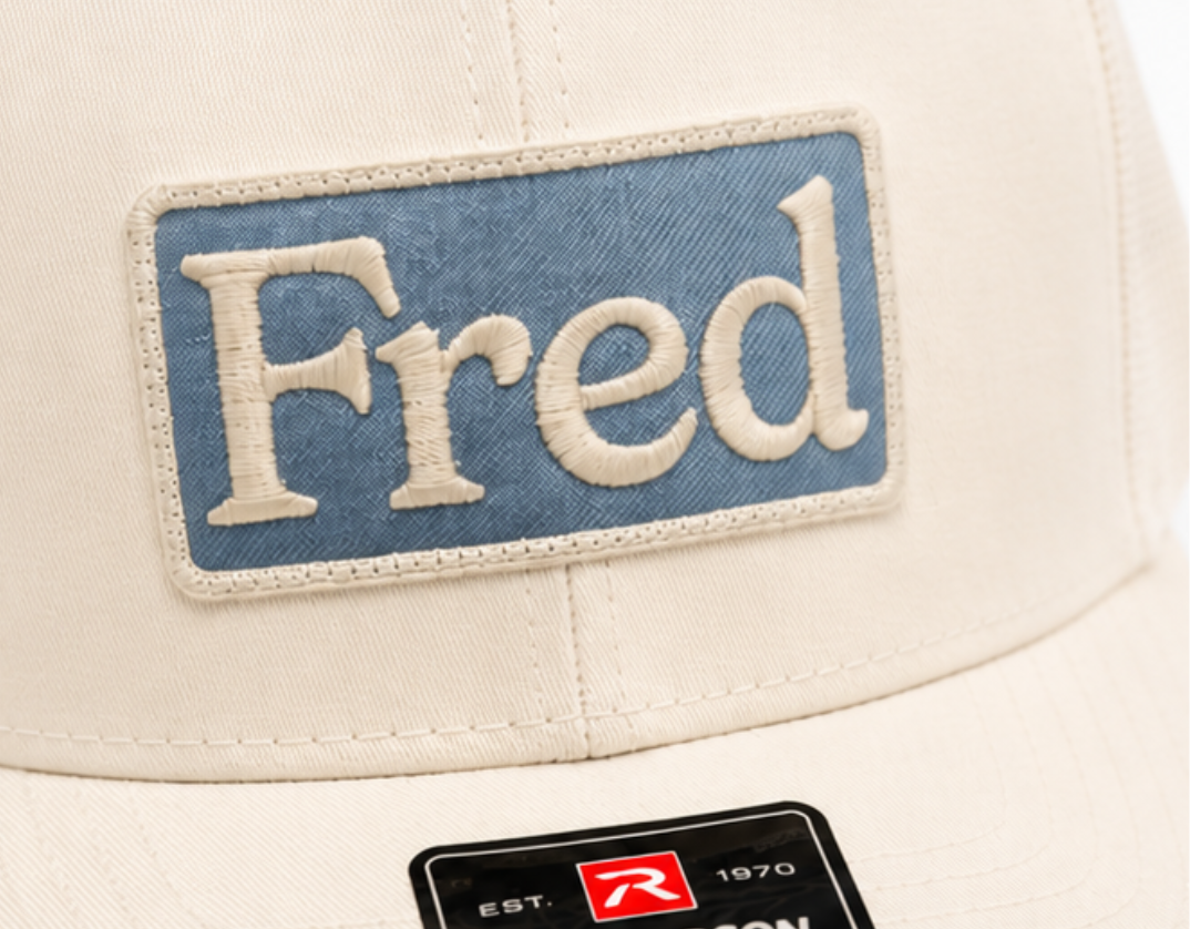 Fred Cream Trucker Hat