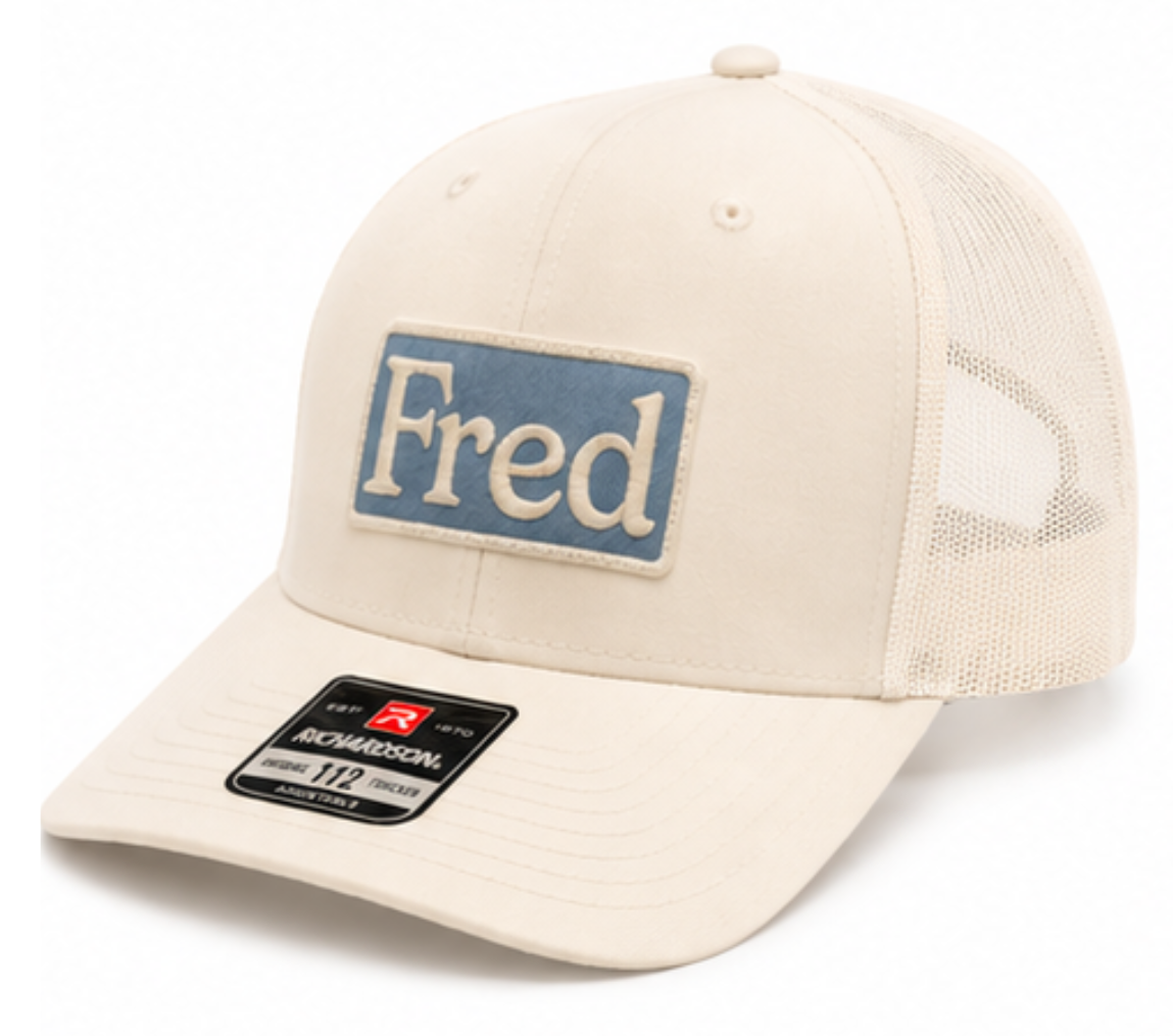 Fred Cream Trucker Hat