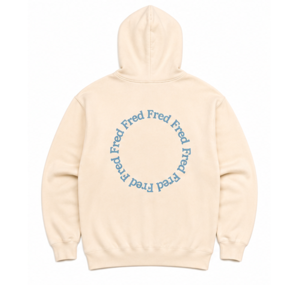 Fred Cream Hoodie