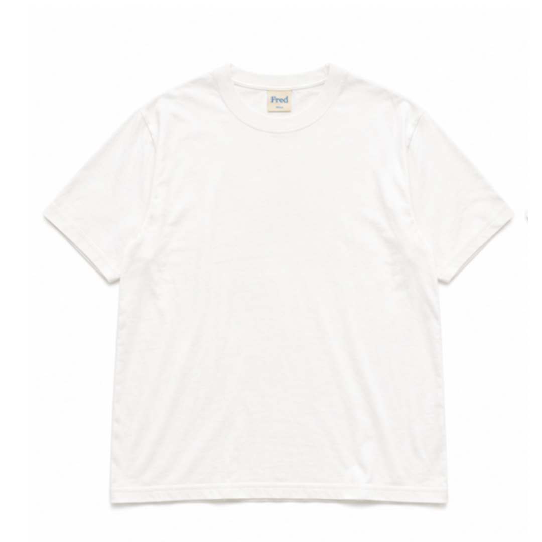 Fred White Short Sleeve Tee