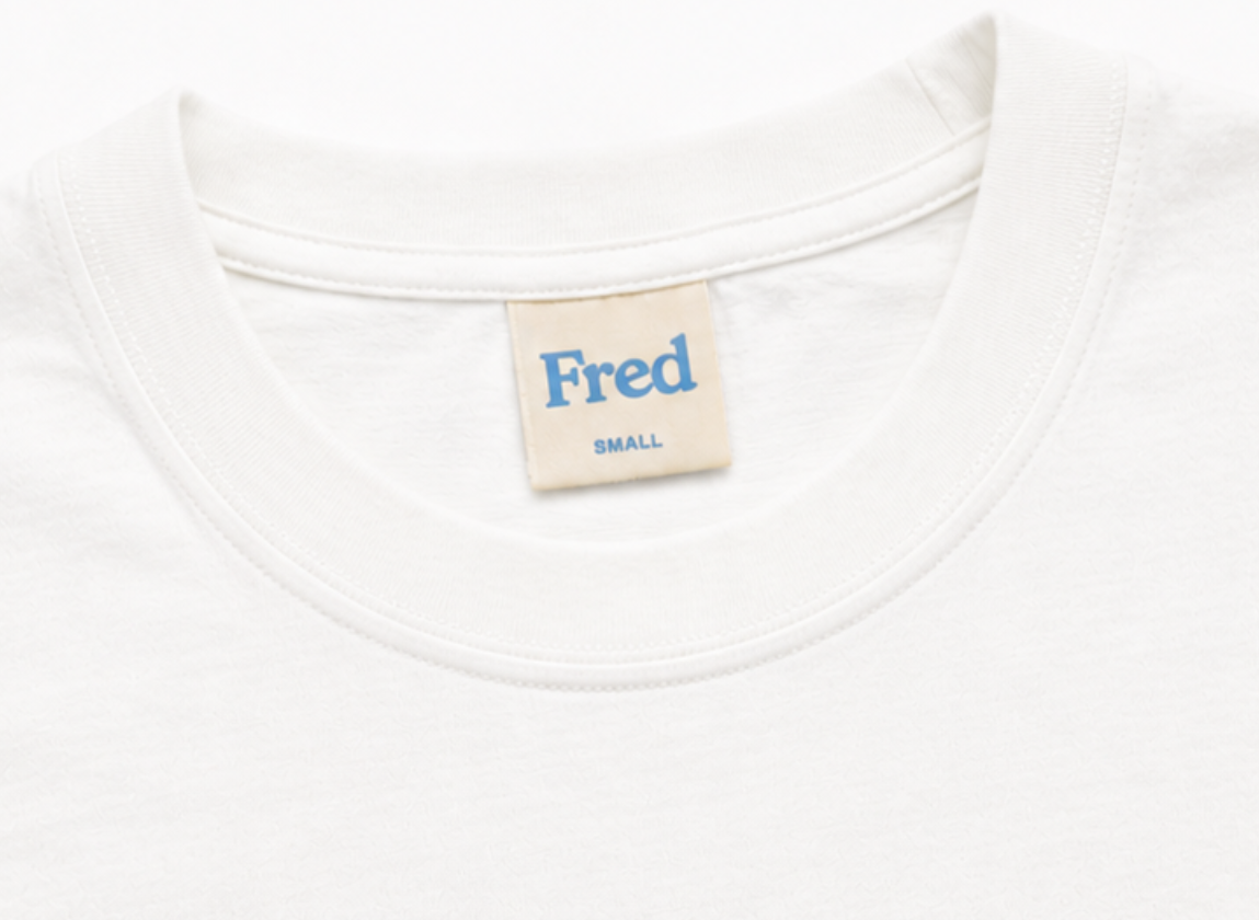 Fred White Short Sleeve Tee
